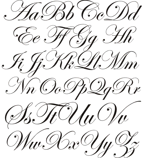 What are some attractive cursive fonts?